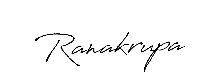 Create a beautiful signature design for name Ranakrupa. With this signature (Antro_Vectra_Bolder) fonts, you can make a handwritten signature for free. Ranakrupa signature style 7 images and pictures png