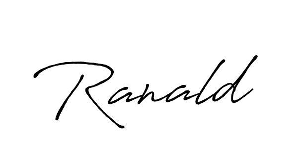 if you are searching for the best signature style for your name Ranald. so please give up your signature search. here we have designed multiple signature styles  using Antro_Vectra_Bolder. Ranald signature style 7 images and pictures png