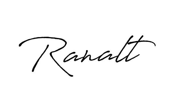 Ranalt stylish signature style. Best Handwritten Sign (Antro_Vectra_Bolder) for my name. Handwritten Signature Collection Ideas for my name Ranalt. Ranalt signature style 7 images and pictures png