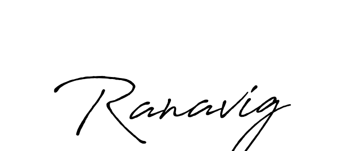 if you are searching for the best signature style for your name Ranavig. so please give up your signature search. here we have designed multiple signature styles  using Antro_Vectra_Bolder. Ranavig signature style 7 images and pictures png
