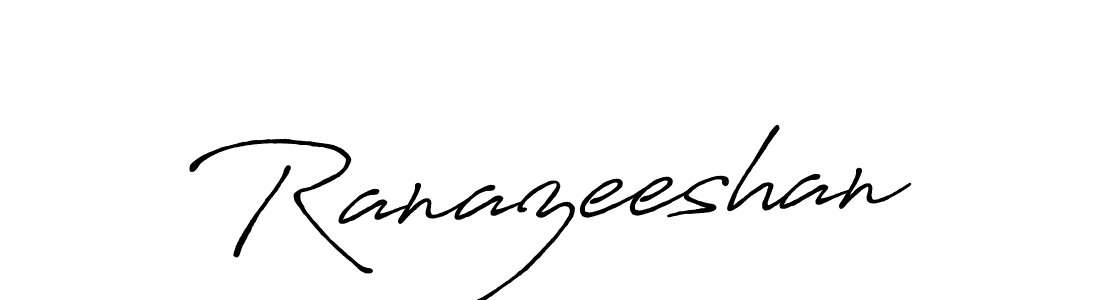 How to make Ranazeeshan name signature. Use Antro_Vectra_Bolder style for creating short signs online. This is the latest handwritten sign. Ranazeeshan signature style 7 images and pictures png
