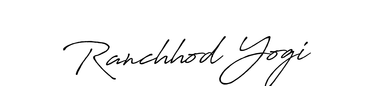 Also we have Ranchhod Yogi name is the best signature style. Create professional handwritten signature collection using Antro_Vectra_Bolder autograph style. Ranchhod Yogi signature style 7 images and pictures png