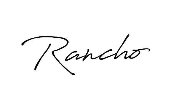 Also we have Rancho name is the best signature style. Create professional handwritten signature collection using Antro_Vectra_Bolder autograph style. Rancho signature style 7 images and pictures png