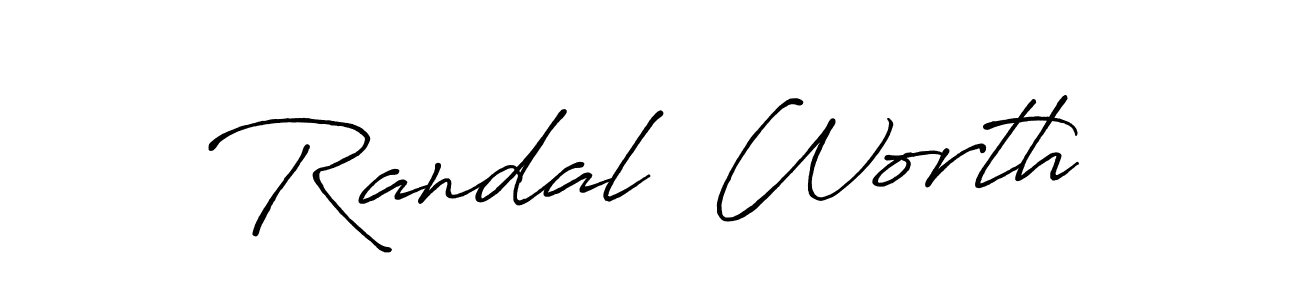 How to make Randal  Worth signature? Antro_Vectra_Bolder is a professional autograph style. Create handwritten signature for Randal  Worth name. Randal  Worth signature style 7 images and pictures png