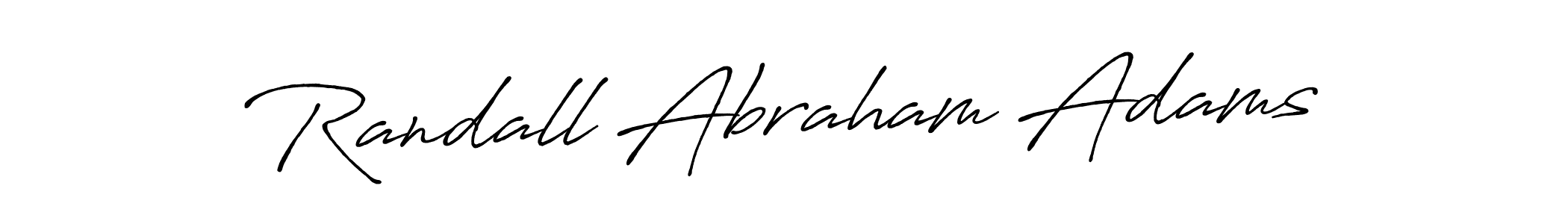 Make a beautiful signature design for name Randall Abraham Adams. With this signature (Antro_Vectra_Bolder) style, you can create a handwritten signature for free. Randall Abraham Adams signature style 7 images and pictures png