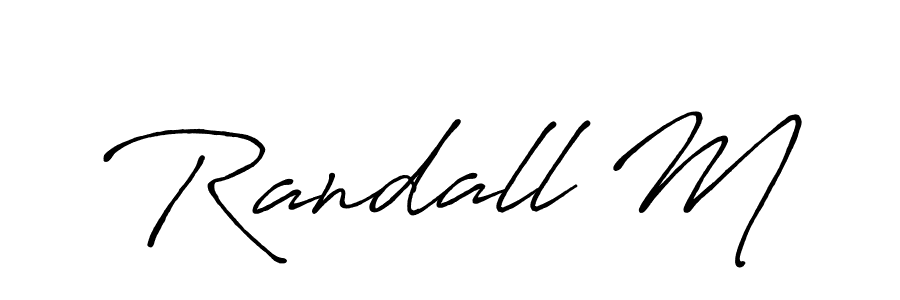 You can use this online signature creator to create a handwritten signature for the name Randall M. This is the best online autograph maker. Randall M signature style 7 images and pictures png