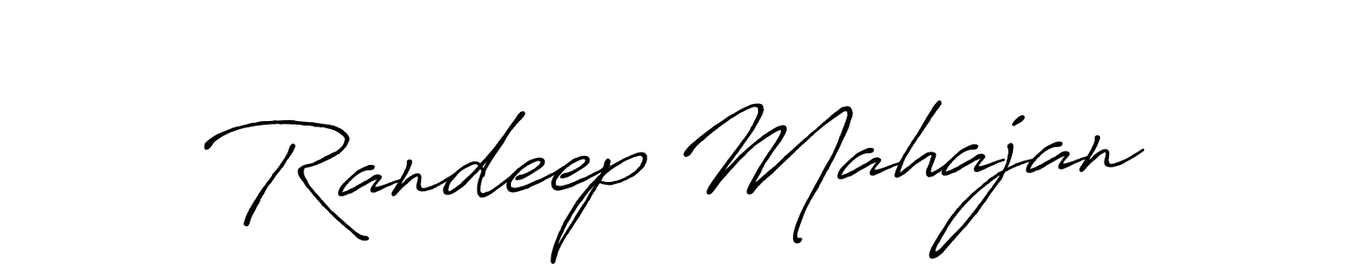 Antro_Vectra_Bolder is a professional signature style that is perfect for those who want to add a touch of class to their signature. It is also a great choice for those who want to make their signature more unique. Get Randeep Mahajan name to fancy signature for free. Randeep Mahajan signature style 7 images and pictures png