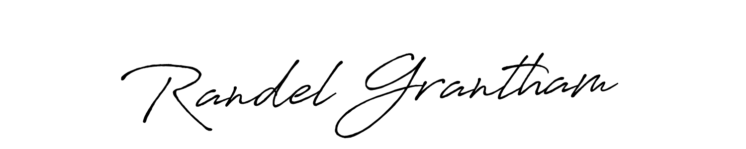 Use a signature maker to create a handwritten signature online. With this signature software, you can design (Antro_Vectra_Bolder) your own signature for name Randel Grantham. Randel Grantham signature style 7 images and pictures png