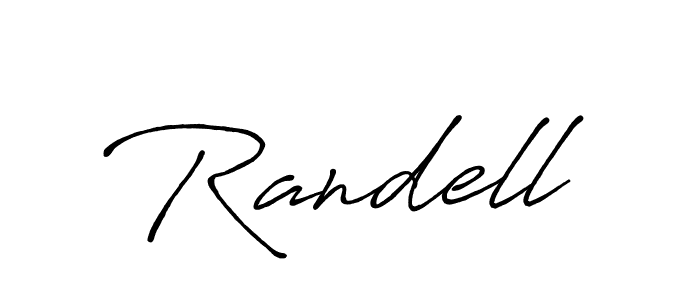 Also we have Randell name is the best signature style. Create professional handwritten signature collection using Antro_Vectra_Bolder autograph style. Randell signature style 7 images and pictures png