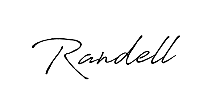 The best way (Antro_Vectra_Bolder) to make a short signature is to pick only two or three words in your name. The name Randell include a total of six letters. For converting this name. Randell signature style 7 images and pictures png