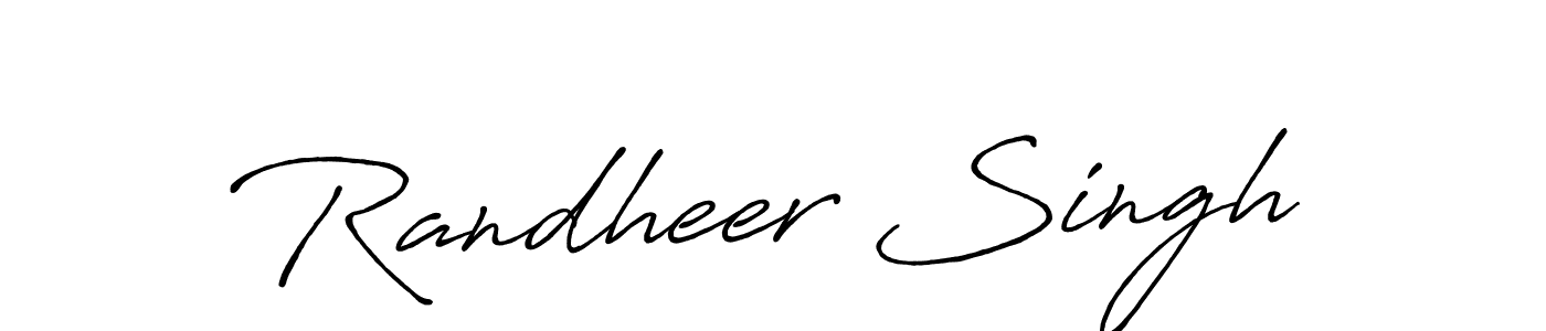 You should practise on your own different ways (Antro_Vectra_Bolder) to write your name (Randheer Singh) in signature. don't let someone else do it for you. Randheer Singh signature style 7 images and pictures png