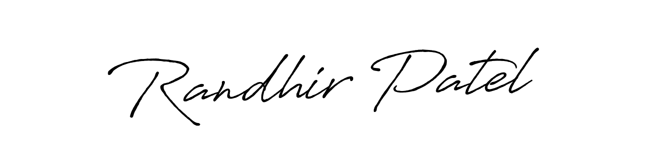 You can use this online signature creator to create a handwritten signature for the name Randhir Patel. This is the best online autograph maker. Randhir Patel signature style 7 images and pictures png