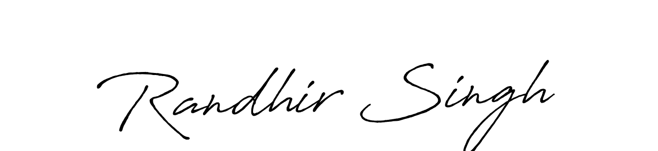 Best and Professional Signature Style for Randhir Singh. Antro_Vectra_Bolder Best Signature Style Collection. Randhir Singh signature style 7 images and pictures png