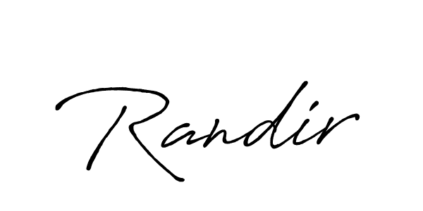 Also You can easily find your signature by using the search form. We will create Randir name handwritten signature images for you free of cost using Antro_Vectra_Bolder sign style. Randir signature style 7 images and pictures png