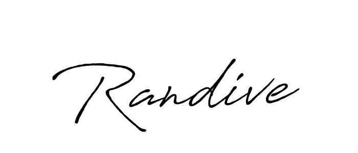 It looks lik you need a new signature style for name Randive. Design unique handwritten (Antro_Vectra_Bolder) signature with our free signature maker in just a few clicks. Randive signature style 7 images and pictures png