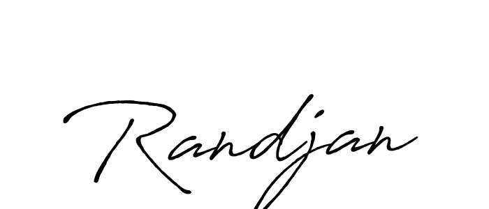 Create a beautiful signature design for name Randjan. With this signature (Antro_Vectra_Bolder) fonts, you can make a handwritten signature for free. Randjan signature style 7 images and pictures png