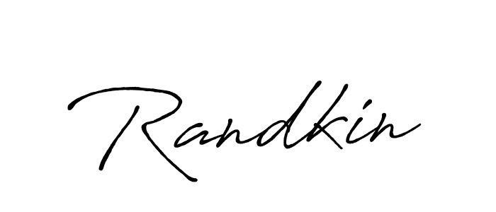 How to make Randkin signature? Antro_Vectra_Bolder is a professional autograph style. Create handwritten signature for Randkin name. Randkin signature style 7 images and pictures png