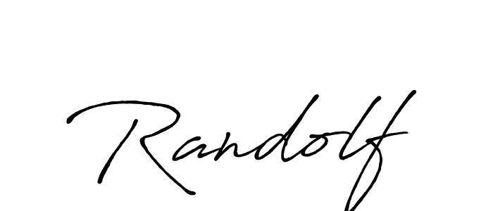 How to make Randolf signature? Antro_Vectra_Bolder is a professional autograph style. Create handwritten signature for Randolf name. Randolf signature style 7 images and pictures png