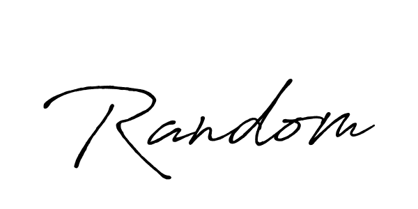 How to Draw Random signature style? Antro_Vectra_Bolder is a latest design signature styles for name Random. Random signature style 7 images and pictures png