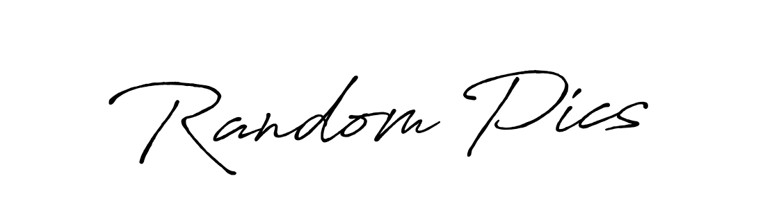 Antro_Vectra_Bolder is a professional signature style that is perfect for those who want to add a touch of class to their signature. It is also a great choice for those who want to make their signature more unique. Get Random Pics name to fancy signature for free. Random Pics signature style 7 images and pictures png