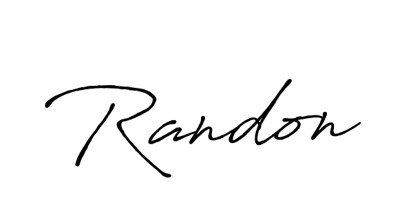 You should practise on your own different ways (Antro_Vectra_Bolder) to write your name (Randon) in signature. don't let someone else do it for you. Randon signature style 7 images and pictures png