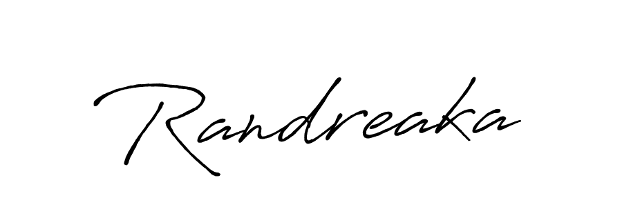 Create a beautiful signature design for name Randreaka. With this signature (Antro_Vectra_Bolder) fonts, you can make a handwritten signature for free. Randreaka signature style 7 images and pictures png