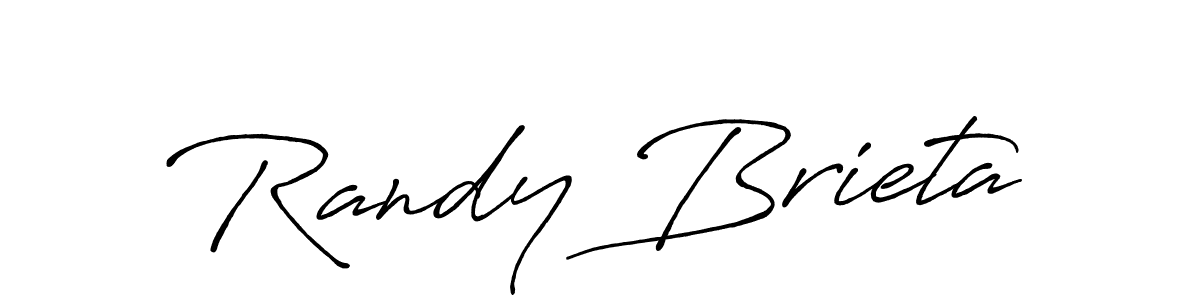 Randy Brieta stylish signature style. Best Handwritten Sign (Antro_Vectra_Bolder) for my name. Handwritten Signature Collection Ideas for my name Randy Brieta. Randy Brieta signature style 7 images and pictures png