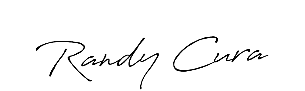 Create a beautiful signature design for name Randy Cura. With this signature (Antro_Vectra_Bolder) fonts, you can make a handwritten signature for free. Randy Cura signature style 7 images and pictures png