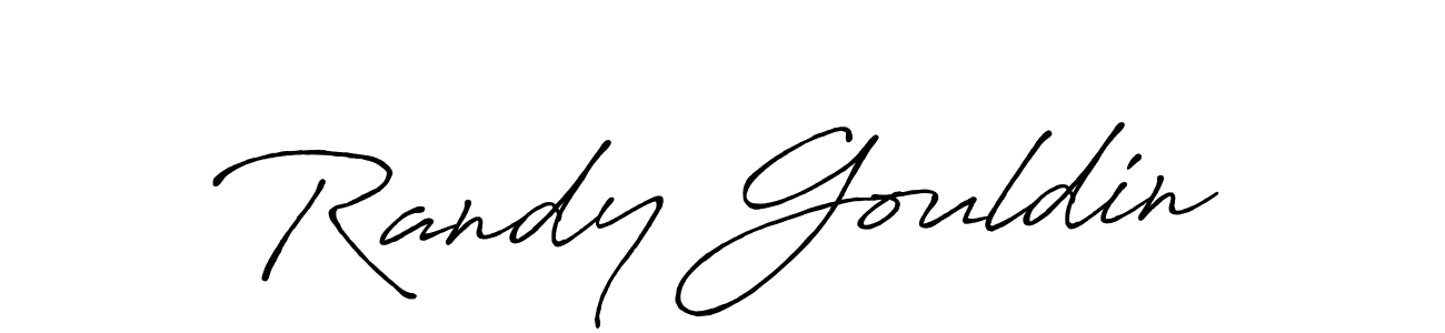 Make a beautiful signature design for name Randy Gouldin. With this signature (Antro_Vectra_Bolder) style, you can create a handwritten signature for free. Randy Gouldin signature style 7 images and pictures png