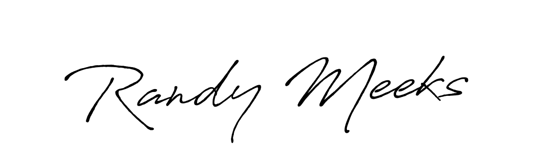 Similarly Antro_Vectra_Bolder is the best handwritten signature design. Signature creator online .You can use it as an online autograph creator for name Randy Meeks. Randy Meeks signature style 7 images and pictures png
