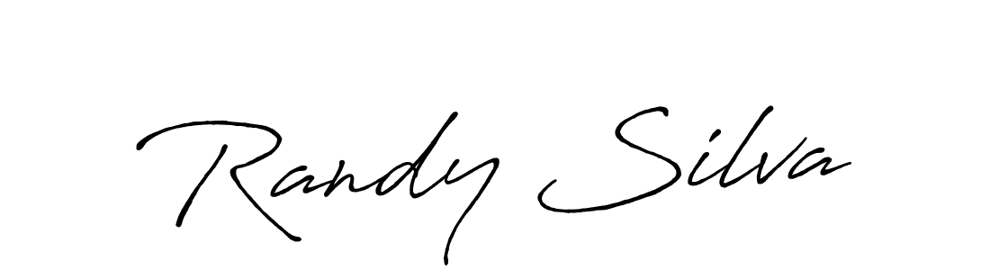 Antro_Vectra_Bolder is a professional signature style that is perfect for those who want to add a touch of class to their signature. It is also a great choice for those who want to make their signature more unique. Get Randy Silva name to fancy signature for free. Randy Silva signature style 7 images and pictures png