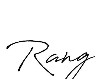 Also You can easily find your signature by using the search form. We will create Rang name handwritten signature images for you free of cost using Antro_Vectra_Bolder sign style. Rang signature style 7 images and pictures png