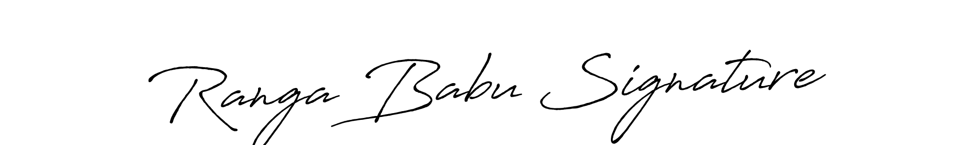 if you are searching for the best signature style for your name Ranga Babu Signature. so please give up your signature search. here we have designed multiple signature styles  using Antro_Vectra_Bolder. Ranga Babu Signature signature style 7 images and pictures png