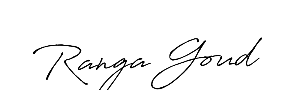 Ranga Goud stylish signature style. Best Handwritten Sign (Antro_Vectra_Bolder) for my name. Handwritten Signature Collection Ideas for my name Ranga Goud. Ranga Goud signature style 7 images and pictures png