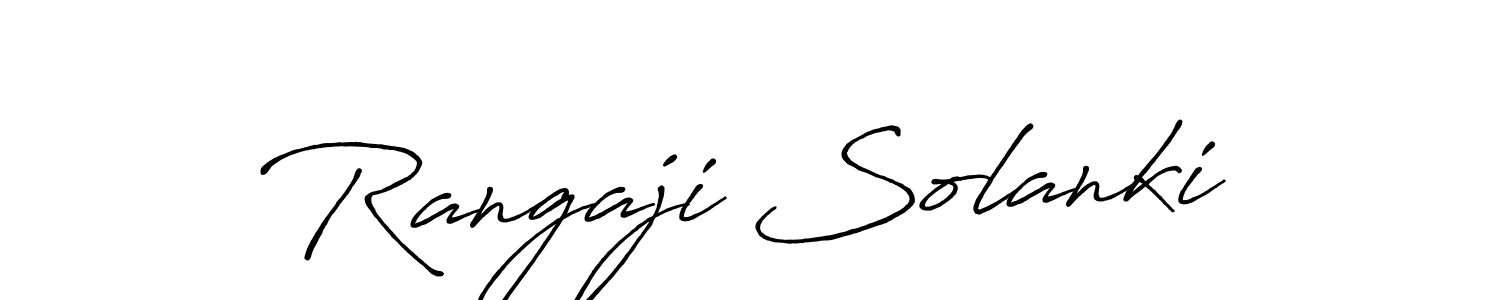 Also You can easily find your signature by using the search form. We will create Rangaji Solanki name handwritten signature images for you free of cost using Antro_Vectra_Bolder sign style. Rangaji Solanki signature style 7 images and pictures png