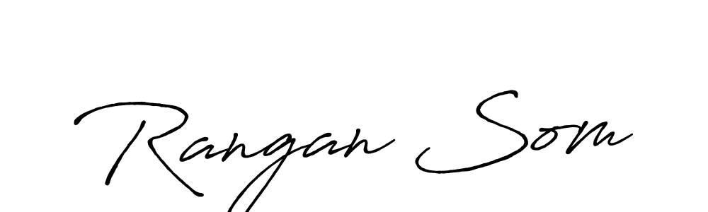 Once you've used our free online signature maker to create your best signature Antro_Vectra_Bolder style, it's time to enjoy all of the benefits that Rangan Som name signing documents. Rangan Som signature style 7 images and pictures png