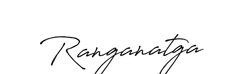 How to make Ranganatga name signature. Use Antro_Vectra_Bolder style for creating short signs online. This is the latest handwritten sign. Ranganatga signature style 7 images and pictures png