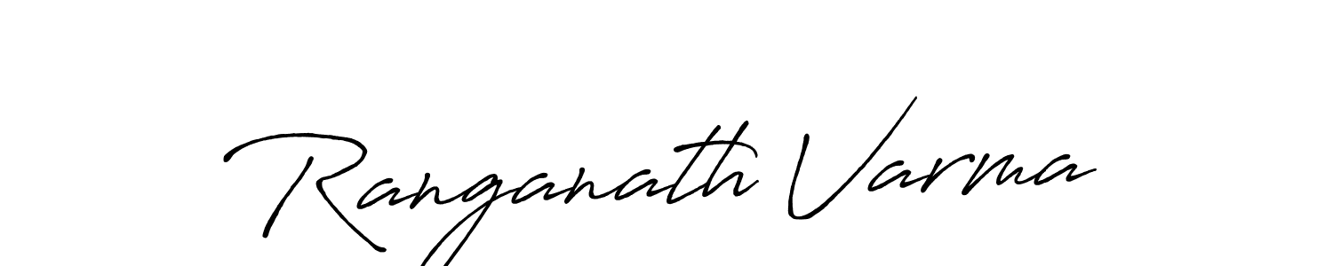 Use a signature maker to create a handwritten signature online. With this signature software, you can design (Antro_Vectra_Bolder) your own signature for name Ranganath Varma. Ranganath Varma signature style 7 images and pictures png