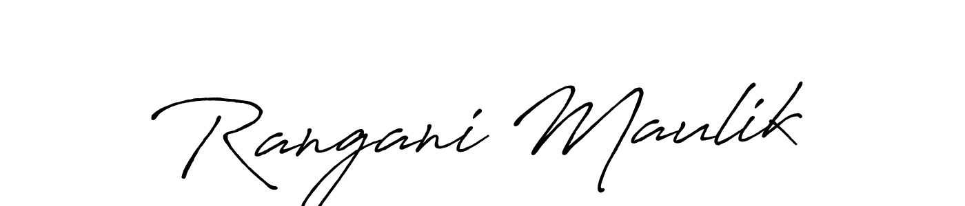 It looks lik you need a new signature style for name Rangani Maulik. Design unique handwritten (Antro_Vectra_Bolder) signature with our free signature maker in just a few clicks. Rangani Maulik signature style 7 images and pictures png