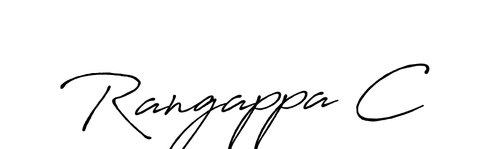 Once you've used our free online signature maker to create your best signature Antro_Vectra_Bolder style, it's time to enjoy all of the benefits that Rangappa C name signing documents. Rangappa C signature style 7 images and pictures png