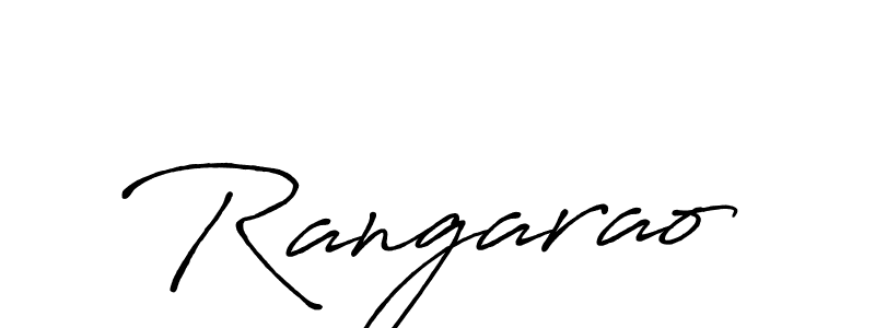 It looks lik you need a new signature style for name Rangarao. Design unique handwritten (Antro_Vectra_Bolder) signature with our free signature maker in just a few clicks. Rangarao signature style 7 images and pictures png