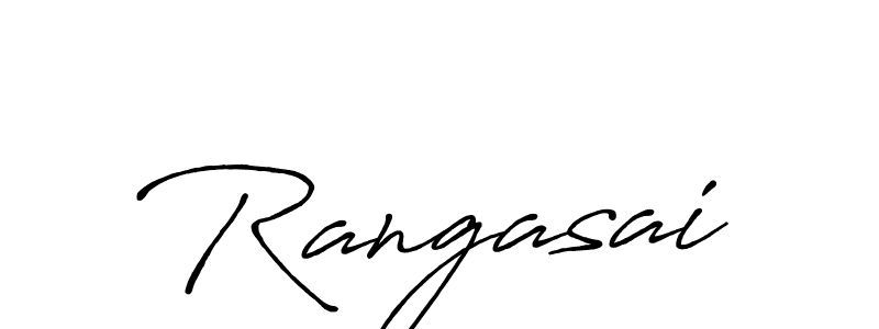 Create a beautiful signature design for name Rangasai. With this signature (Antro_Vectra_Bolder) fonts, you can make a handwritten signature for free. Rangasai signature style 7 images and pictures png