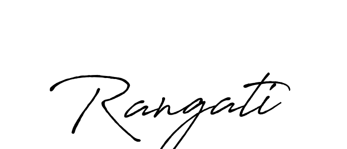 It looks lik you need a new signature style for name Rangati. Design unique handwritten (Antro_Vectra_Bolder) signature with our free signature maker in just a few clicks. Rangati signature style 7 images and pictures png