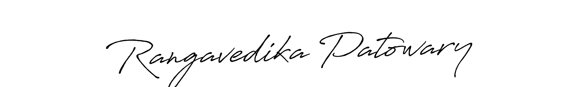 This is the best signature style for the Rangavedika Patowary name. Also you like these signature font (Antro_Vectra_Bolder). Mix name signature. Rangavedika Patowary signature style 7 images and pictures png