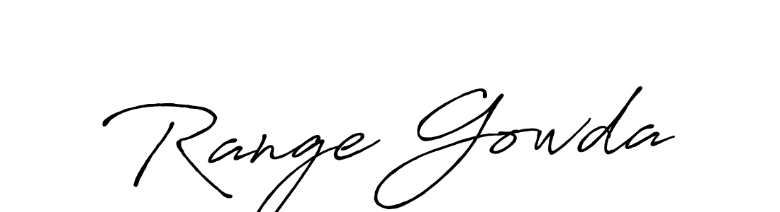 You should practise on your own different ways (Antro_Vectra_Bolder) to write your name (Range Gowda) in signature. don't let someone else do it for you. Range Gowda signature style 7 images and pictures png