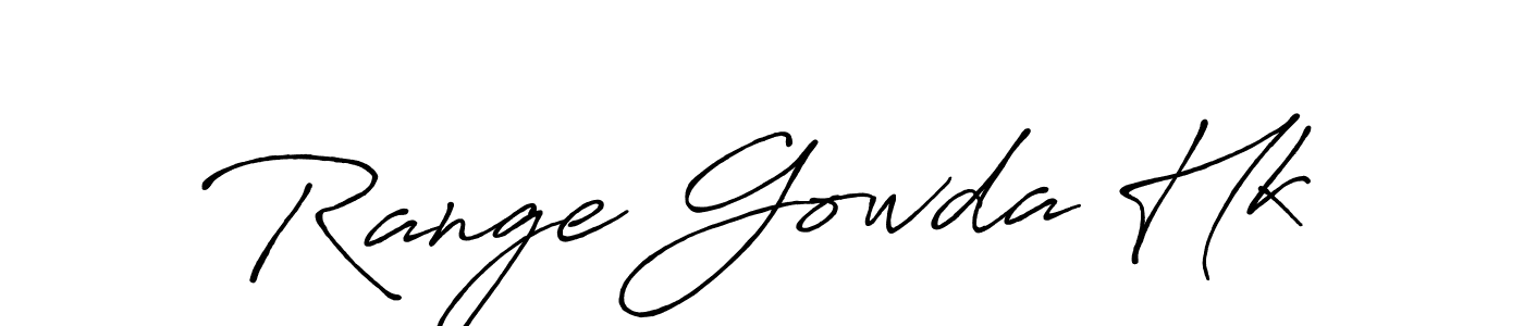 Use a signature maker to create a handwritten signature online. With this signature software, you can design (Antro_Vectra_Bolder) your own signature for name Range Gowda Hk. Range Gowda Hk signature style 7 images and pictures png
