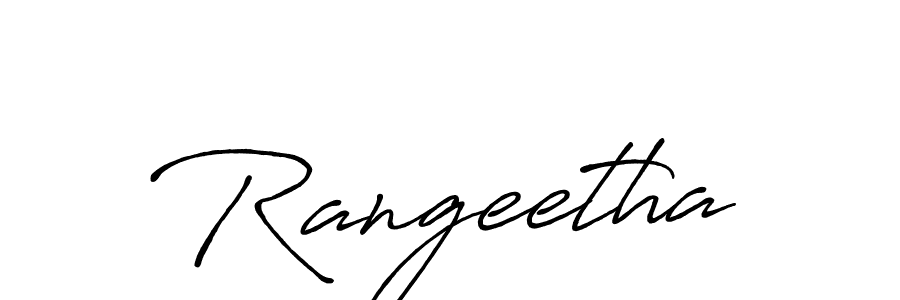 Also we have Rangeetha name is the best signature style. Create professional handwritten signature collection using Antro_Vectra_Bolder autograph style. Rangeetha signature style 7 images and pictures png