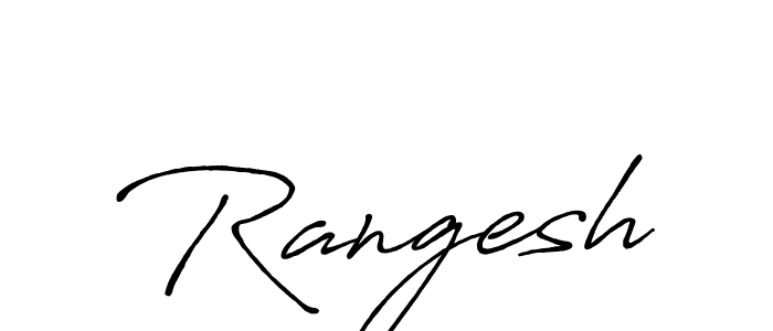 Design your own signature with our free online signature maker. With this signature software, you can create a handwritten (Antro_Vectra_Bolder) signature for name Rangesh. Rangesh signature style 7 images and pictures png