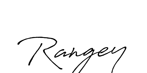 Make a beautiful signature design for name Rangey. With this signature (Antro_Vectra_Bolder) style, you can create a handwritten signature for free. Rangey signature style 7 images and pictures png