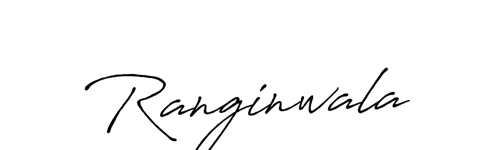 Design your own signature with our free online signature maker. With this signature software, you can create a handwritten (Antro_Vectra_Bolder) signature for name Ranginwala. Ranginwala signature style 7 images and pictures png